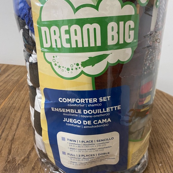 Speedway Red Racing Comforter Set - Picture 4 of 4